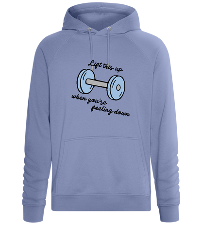 Lift This Up Design - Comfort unisex hoodie_BLUE_front