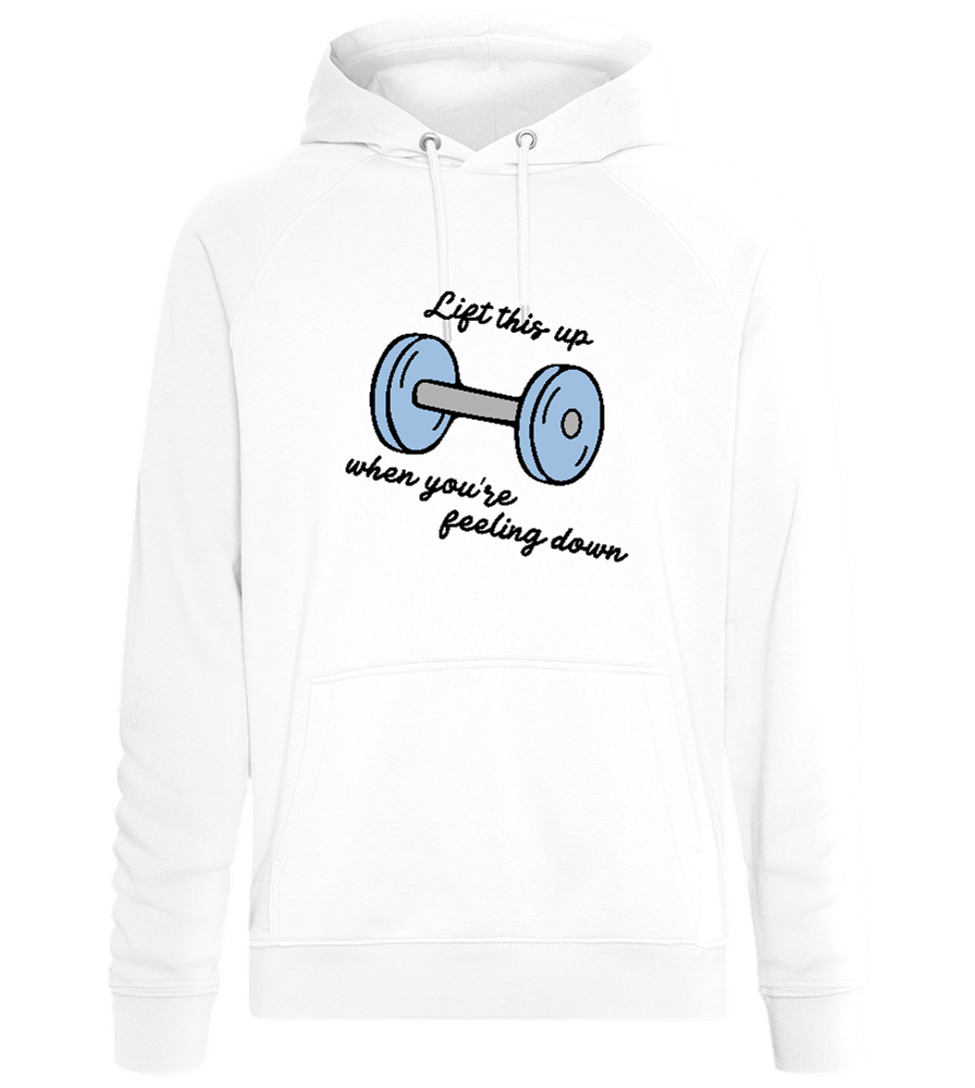 Lift This Up Design - Comfort unisex hoodie_WHITE_front