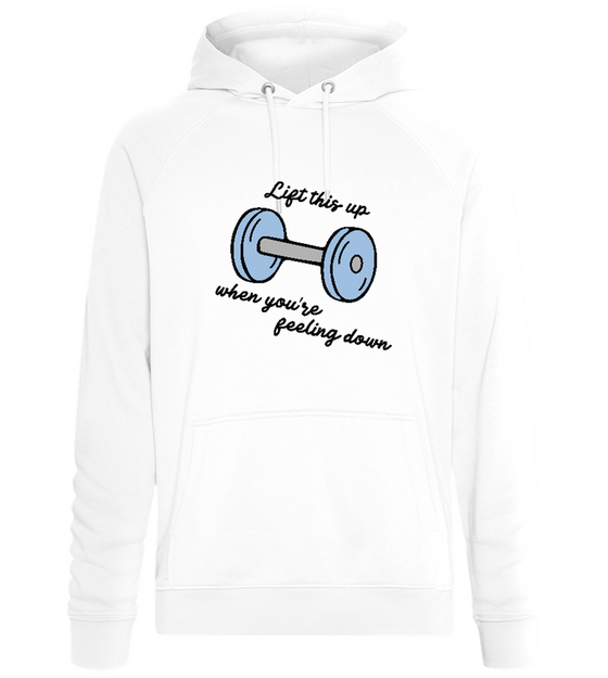 Lift This Up Design - Comfort unisex hoodie_WHITE_front