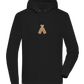 Two Beer Bottles Design - Premium unisex hoodie_BLACK_front