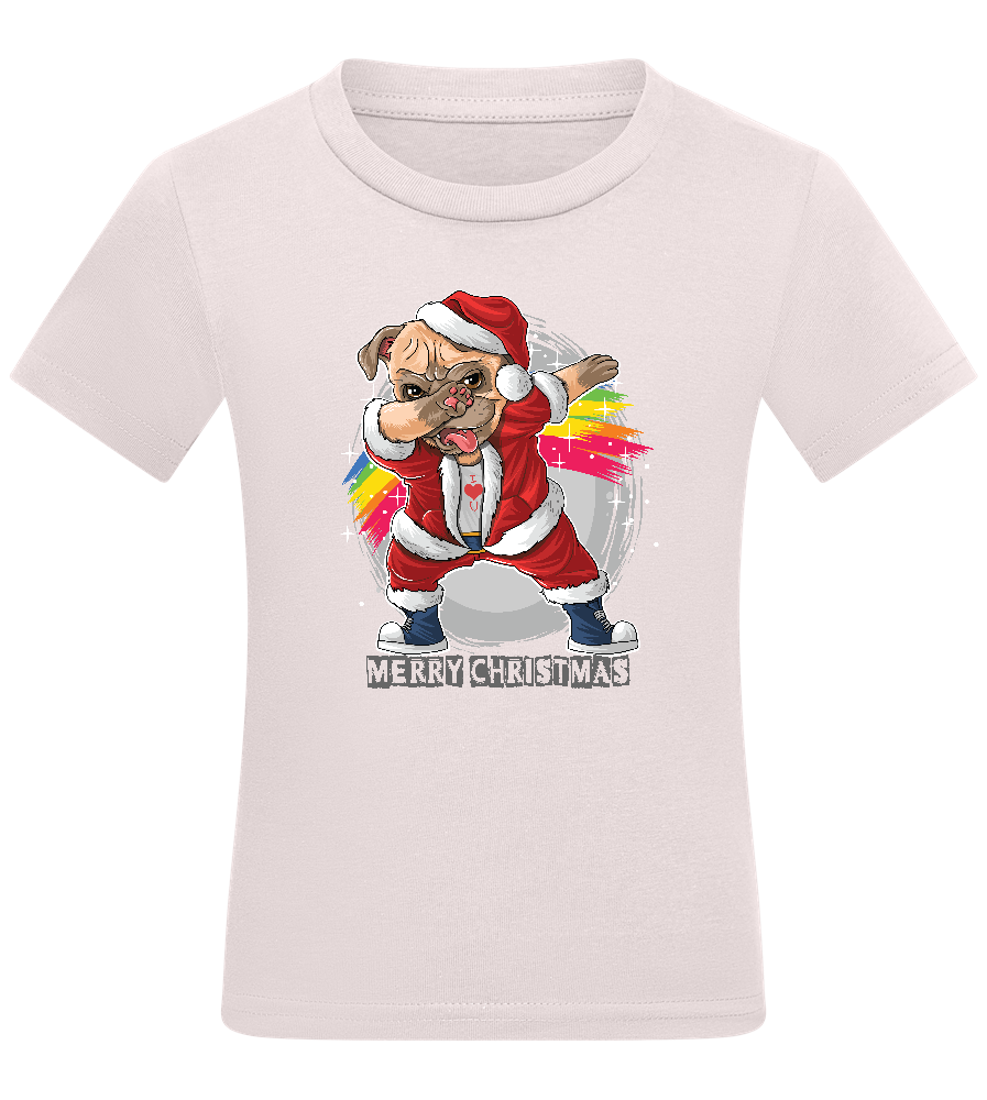 Christmas Dab Design - Comfort kids fitted t-shirt_LIGHT PINK_front