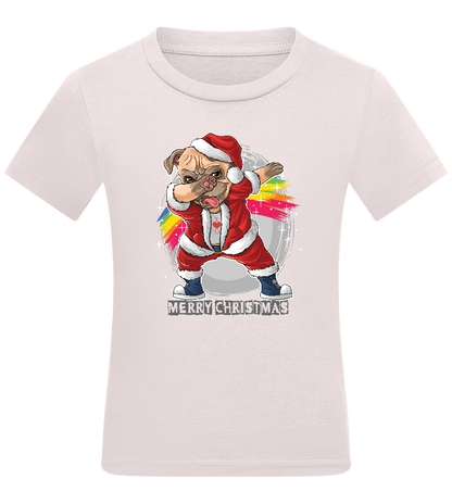 Christmas Dab Design - Comfort kids fitted t-shirt_LIGHT PINK_front