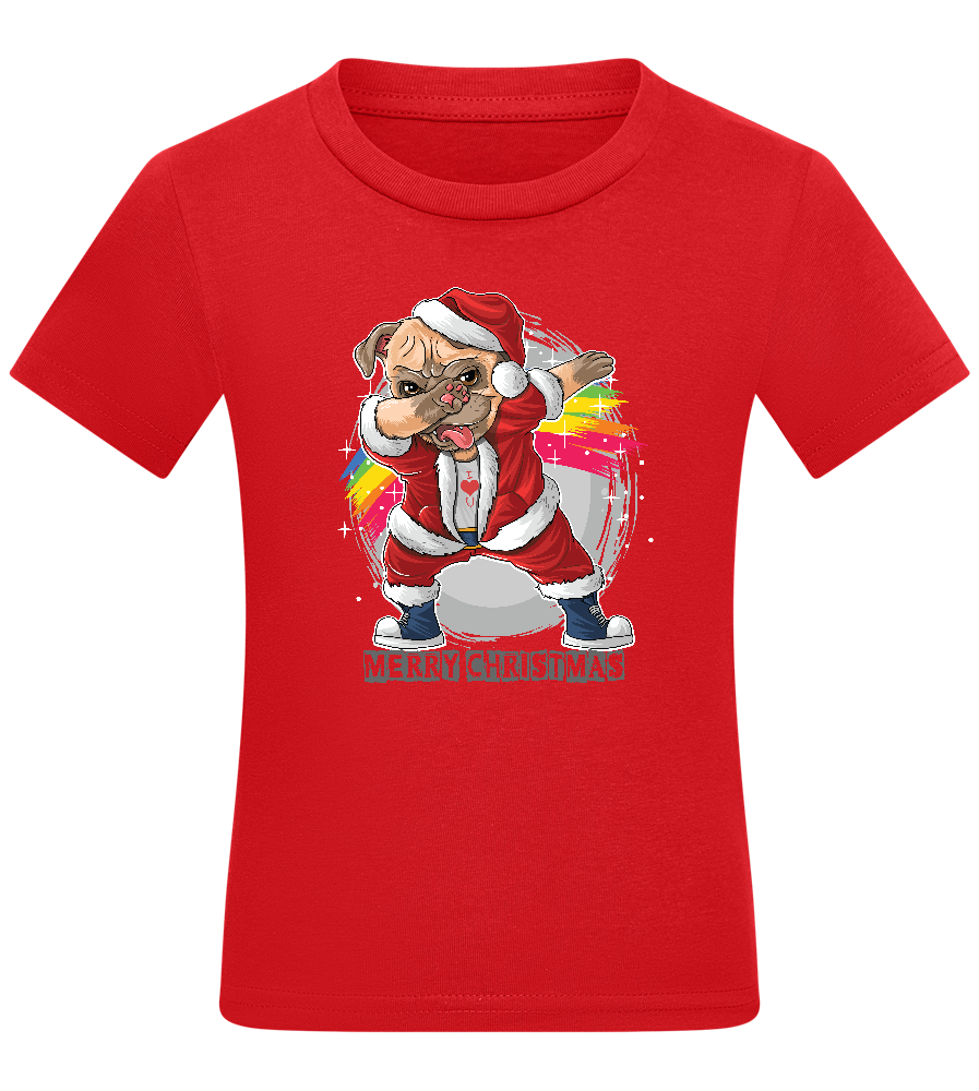 Christmas Dab Design - Comfort kids fitted t-shirt_RED_front
