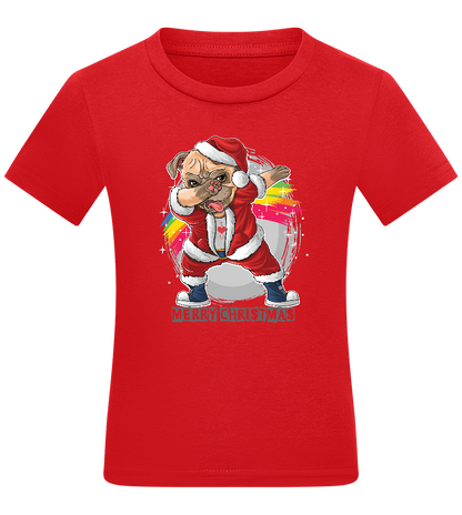 Christmas Dab Design - Comfort kids fitted t-shirt_RED_front