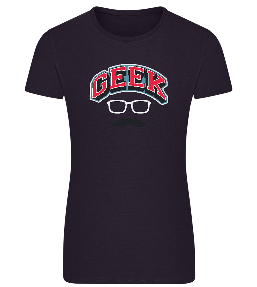 Im a Geek Design - Comfort women's fitted t-shirt_FRENCH NAVY_front