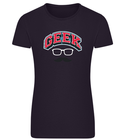 Im a Geek Design - Comfort women's fitted t-shirt_FRENCH NAVY_front