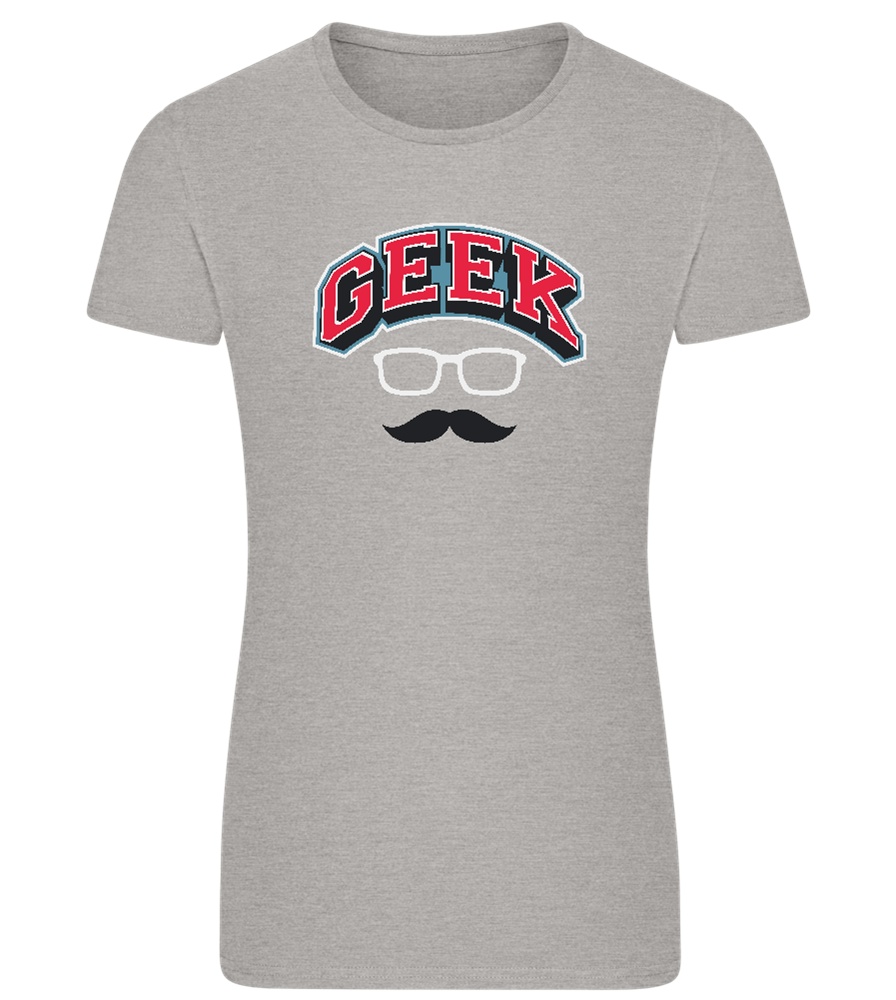 Im a Geek Design - Comfort women's fitted t-shirt_ORION GREY_front