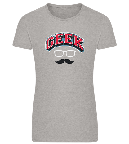 Im a Geek Design - Comfort women's fitted t-shirt_ORION GREY_front