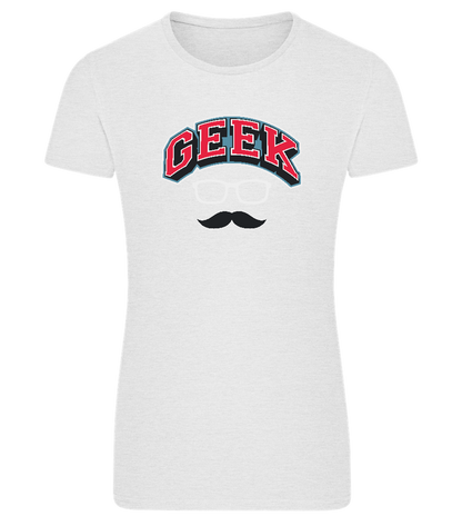 Im a Geek Design - Comfort women's fitted t-shirt_VIBRANT WHITE_front