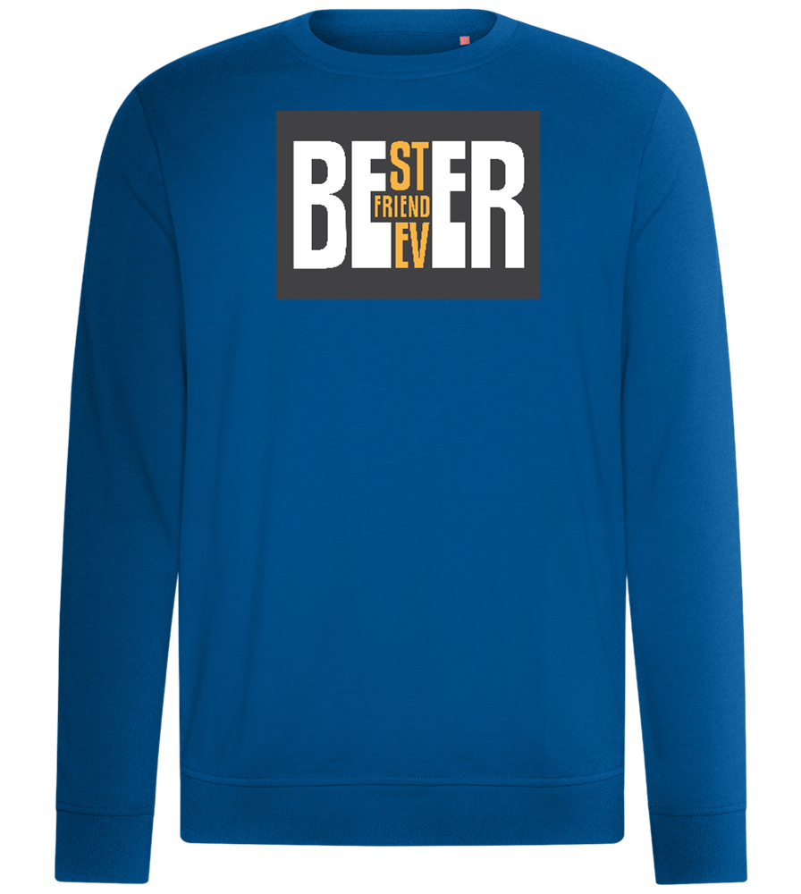 Beer Best Friend Design - Comfort unisex sweater_ROYAL_front