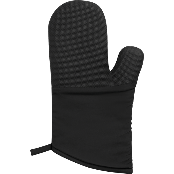 Heatguard Oven Mitt_BLACK_front