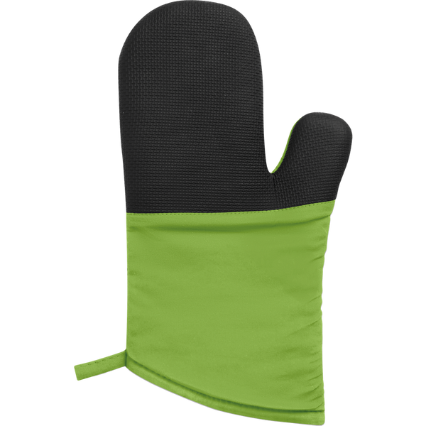 Heatguard Oven Mitt_GREEN_front