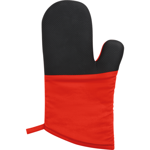 Heatguard Oven Mitt_RED_front