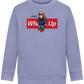 What's Up Dog Design - Comfort Kids Sweater_BLUE_front