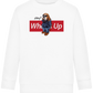 What's Up Dog Design - Comfort Kids Sweater_WHITE_front