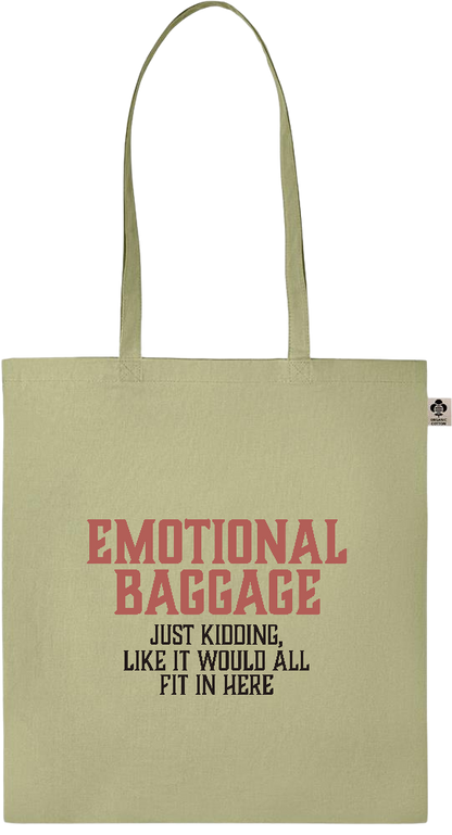 Emotional Baggage Design - Essential colored organic cotton tote bag_GREEN_front