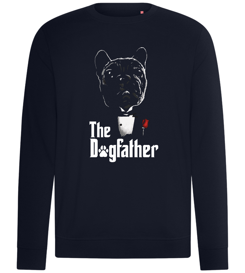 The Dogfather Suit Design  - Comfort unisex sweater_FRENCH NAVY_front