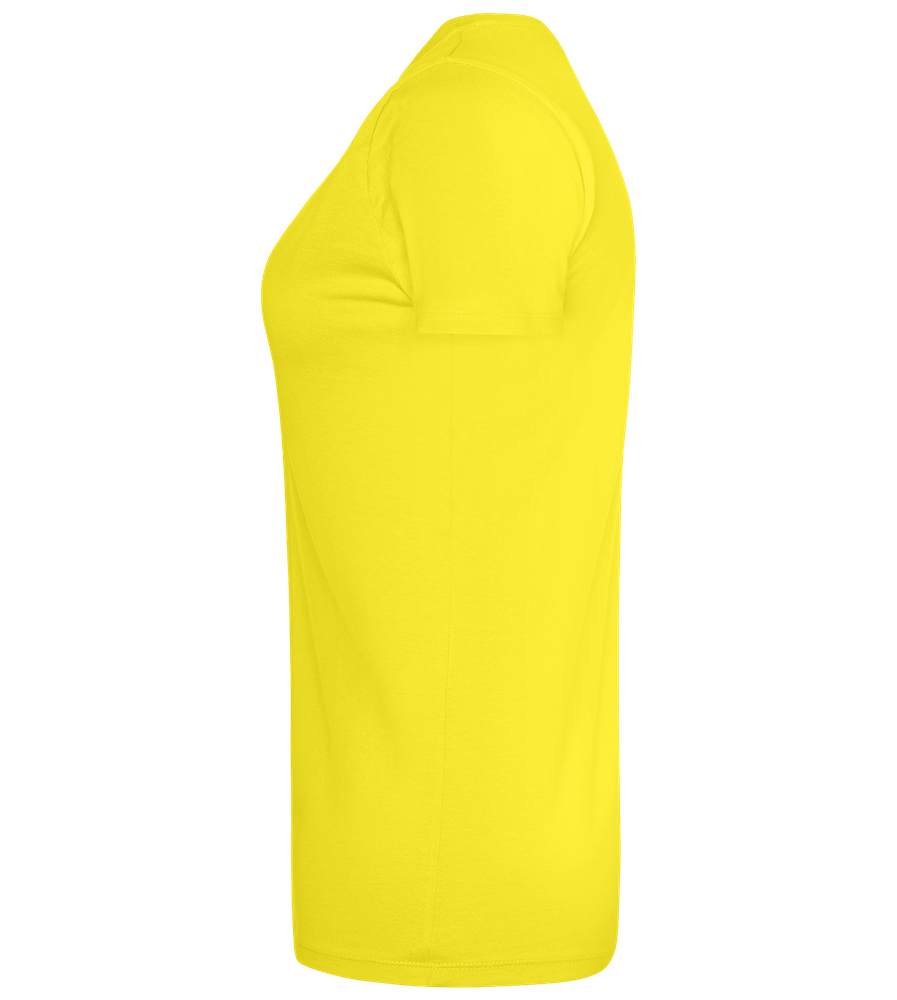 Mamá y su Café Design - Premium women's t-shirt_LEMON_left