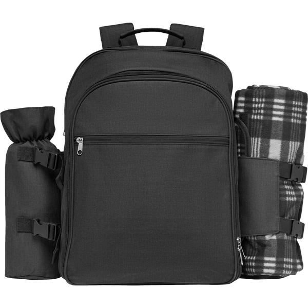 4-Person Picnic Backpack_BLACK_front