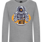 Spaceman Camera Design - Premium kids long sleeve t-shirt_ORION GREY_front