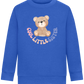 Cool Little Sister Teddy Bear Design - Comfort Kids Sweater_ROYAL_front