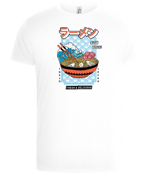 Best Ramen Design - Basic Unisex T-Shirt_WHITE_front