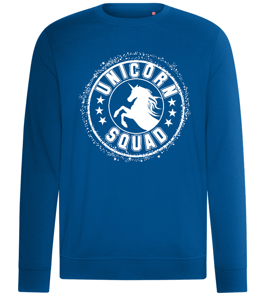 Unicorn Squad Logo Design - Comfort unisex sweater_ROYAL_front