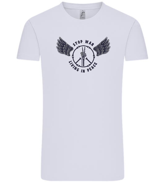 Living In Peace Design - Comfort Unisex T-Shirt_LILAK_front