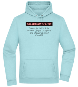 Graduation Speech Design - Premium Essential Unisex Hoodie