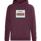 Pardon My French Design - Comfort unisex hoodie_BORDEAUX_front