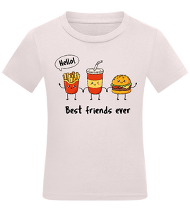 Best Friends Ever Food Design - Comfort kids fitted t-shirt