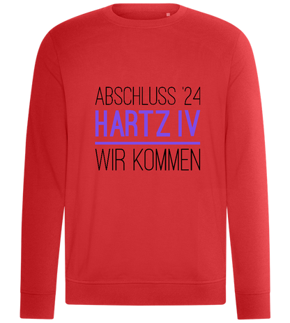 Abschluss '24 Hartz IV Design - Comfort unisex sweater_RED_front