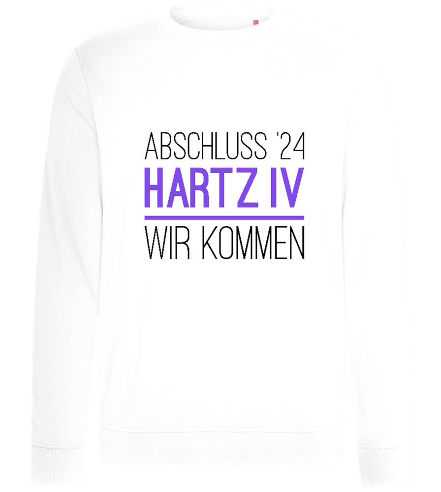 Abschluss '24 Hartz IV Design - Comfort unisex sweater_WHITE_front