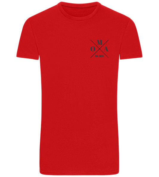 OMA EST Design - Basic Unisex T-Shirt_RED_front