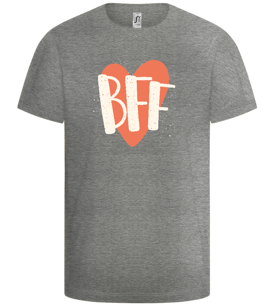 BFF Heart Design - Basic kids t-shirt_ORION GREY_front