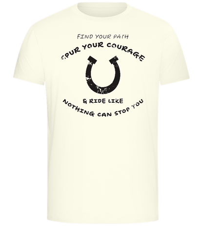 Spur Your Courage Design - Comfort Unisex T-Shirt_ECRU_front