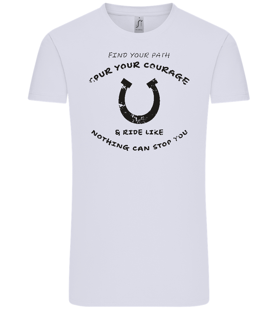 Spur Your Courage Design - Comfort Unisex T-Shirt_LILAK_front