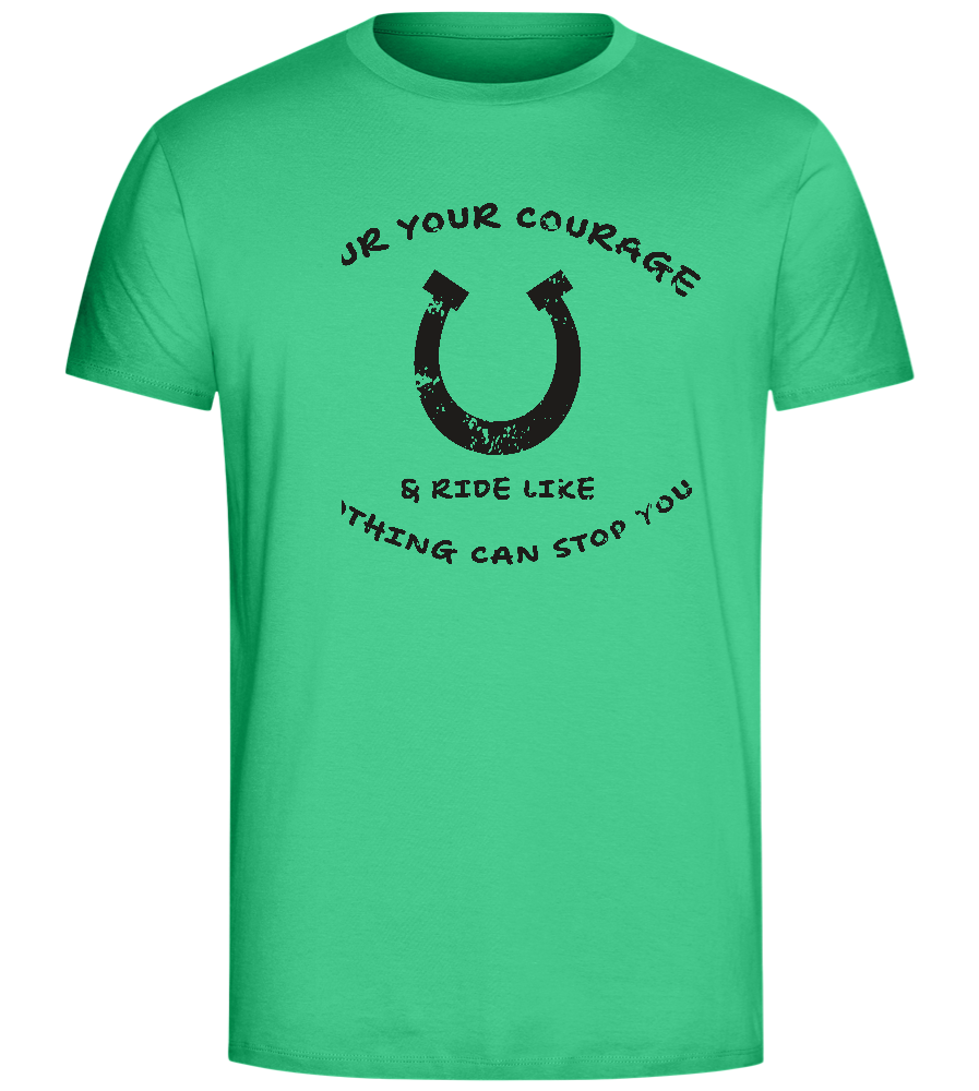 Spur Your Courage Design - Comfort Unisex T-Shirt_SPRING GREEN_front