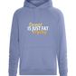 Sweat is Just Fat Crying Design - Comfort unisex hoodie_BLUE_front