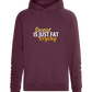 Sweat is Just Fat Crying Design - Comfort unisex hoodie_BORDEAUX_front