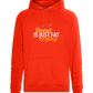 Sweat is Just Fat Crying Design - Comfort unisex hoodie_BURNT ORANGE_front