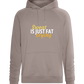 Sweat is Just Fat Crying Design - Comfort unisex hoodie_CHARCOAL CHIN_front