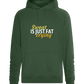 Sweat is Just Fat Crying Design - Comfort unisex hoodie_GREEN BOTTLE_front