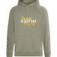 Sweat is Just Fat Crying Design - Comfort unisex hoodie_KHAKI_front