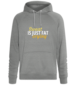 Sweat is Just Fat Crying Design - Comfort unisex hoodie