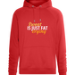 Sweat is Just Fat Crying Design - Comfort unisex hoodie_RED_front