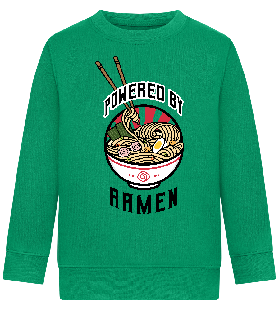 Powered By Design - Comfort Kids Sweater_MEADOW GREEN_front