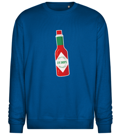 Spicy Eye Drops Design - Comfort Essential Unisex Sweater_ROYAL_front