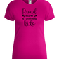 Proud Mother Design - Comfort women's t-shirt_FUCHSIA_front