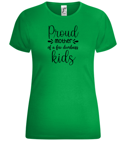 Proud Mother Design - Comfort women's t-shirt_MEADOW GREEN_front